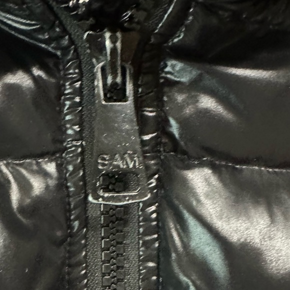 SAM Shiny Black Puffer Jacket - Picture 8 of 16